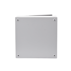 Gabinete de Acero, Nema 4 -IP 66 de 40 x 40 x 20 cm con Platina y certificado UL.