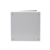 Gabinete de Acero, Nema 4 -IP 66 de 40 x 40 x 20 cm con Platina y certificado UL.