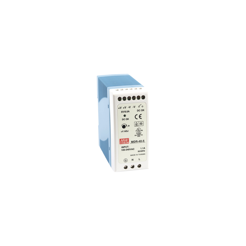 Fuente de poder Industrial Riel Din 5Vcc, 40W
