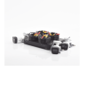 (MICRÓFONO INTEGRADO) KIT TURBOHD 5 Megapixel / DVR 4 Canales / 4 Cámaras Bala con Micrófono Integrado (exterior 2.8 mm) / Fuente de Poder / Accesorios de Instalación