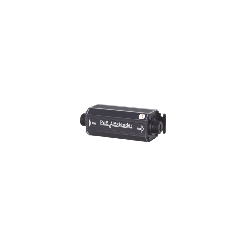 Extensor PoE / 100 Metros / Intemperie (IP66) /  60 Watts / 1 Puerto de Entrada  / 1 Puerto de Salida PoE / No requiere alimentación.