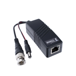 (TRANSCEPTOR) TRANSMISOR ACTIVO para Kits KITTT4PVTURBOX, KITTT8PVTURBOX, KITTT16PVTURBOX y KIT-TT16PVTURBOX-RX / Regula el voltaje de 36 Vcc a 12Vcc / HD-TVI/CVI/AHD/CVBS / Se instala del lado de la cámara. 