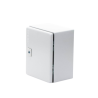 Gabinete de Acero / Nema 4 -IP 66 de 20 x 25 x 15 cm / Platina y certificado UL.