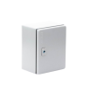 Gabinete de Acero / Nema 4 -IP 66 de 20 x 25 x 15 cm / Platina y certificado UL.