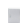 Gabinete de Acero / Nema 4 -IP 66 de 20 x 25 x 15 cm / Platina y certificado UL.