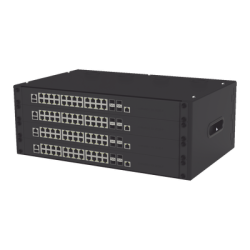 Gabinete para Montaje en Pared liviano, 4 Unidades de rack, Profundidad máxima de trabajo 250 mm, Se envía el Gabinete Armado.
