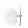 Antena Direccional de Alto Rendimiento / 33.0 ± 1 dBi  / 3 ft / 5.9-7 GHz / Conectores SMA Hembra Inverso / Alto Aislamiento al Ruido / Fácil Montaje y herraje de acero inoxidable /  Radomo Incluido