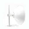 Antena Direccional de Alto Rendimiento / 33.0 ± 1 dBi  / 3 ft / 5.9-7 GHz / Conectores SMA Hembra Inverso / Alto Aislamiento al Ruido / Fácil Montaje y herraje de acero inoxidable /  Radomo Incluido