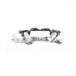 (MICRÓFONO Integrado) Kit TurboHD 1080p Lite / DVR 4 canales / Audio por Coaxitron / 4 Cámaras Bala de Metal con Micrófono Integrado