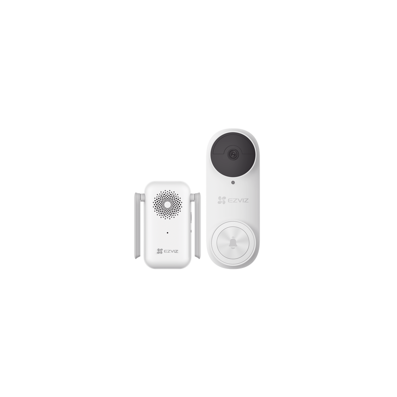 Timbre con Cámara Wi-Fi (Doorbell) de Batería Recargable  / Libre de Cables / Uso Exterior Con Protección (IP65) / Cámara 3 Megapíxel / Llamada a la App / Incluye Timbre Para Interior Con Timbres Seleccionables / Ranura 