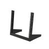 Rack de 19", 9 UR,  Para Uso en Mesa. Ideal para Instalaciones, Temporales / Pruebas / Exhibición