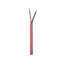 Bobina de 305 metros de alambre 2 x 16 AWG, tipo FPLR, de color rojo, para aplicaciones en sistemas de detección de incendio y Sistemas de Evacuación.