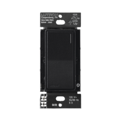 (RadioRa3) Apagador Sunnata color negro para linea Radio Ra3, 8A de iluminación, 5.8A Motor