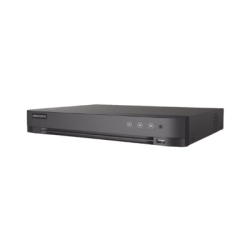 DVR 4 Canales TurboHD +  4 Canales IP / 8 Megapixel (4K) / Audio por Coaxitron / 1 Bahía de Disco Duro / Salida de Video en Full HD / H.265+