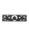 Kit de 2 Ventiladores 110 Vca (12 x 12 cm) con Clavija para Gabinete de Piso