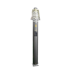 Mástil Telescópico Neumático de 15 metros con Compresor y Accesorios.