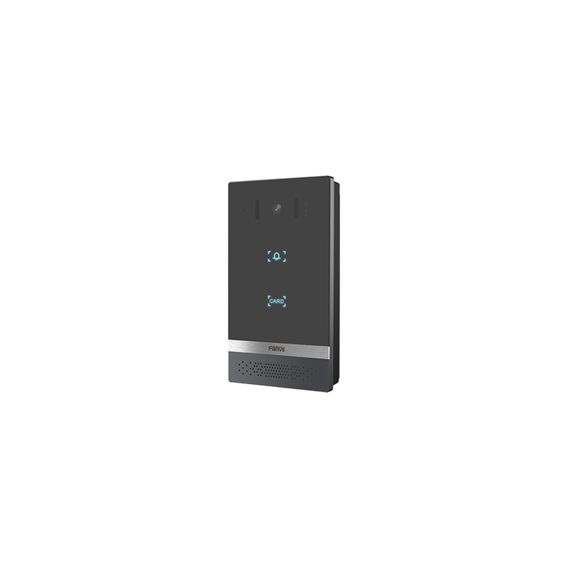 Videoportero SIP i61, 2 relevadores con botón para llamada, anti-vandálico, IP66 y IK07, PoE, Botón touch