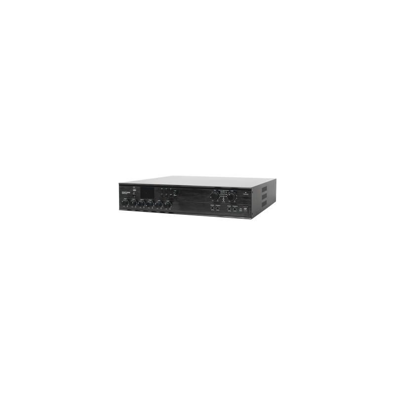Amplificador Mezclador Matricial | 2 zonas | 240w por canal | 6 entradas | Receptor de medios