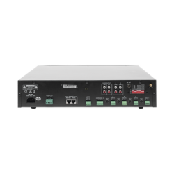 Amplificador Mezclador Matricial | 2 zonas | 240w por canal | 6 entradas | Receptor de medios