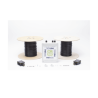 MICALERT Cable Sensor para Paredes, barandales, rejas rigidas / 2 zonas de 152 metros / 304 Metros de protección total/Tarjeta LPU400/Calibración via software