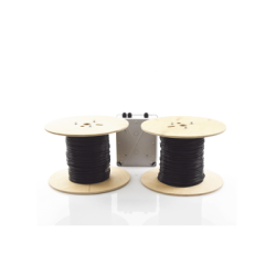 MICALERT Cable Sensor para Paredes, Rejas Rigidas o barandales / 2 zonas de 305 metros / 610 Metros de Protección Total/Tarjeta LPU400/Calibración via software