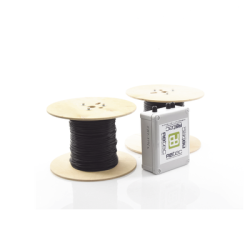 MICALERT Cable Sensor para Paredes, Rejas Rigidas o barandales / 2 zonas de 305 metros / 610 Metros de Protección Total/Tarjeta LPU400/Calibración via software