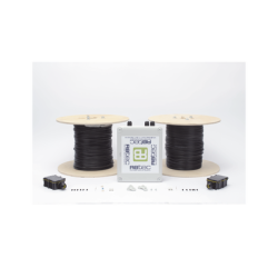 MICALERT Cable Sensor para Paredes, Rejas Rigidas o barandales / 2 zonas de 305 metros / 610 Metros de Protección Total/Tarjeta LPU400/Calibración via software
