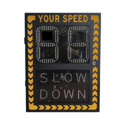 Radar Medidor de Velocidad de 2 Dígitos  / Puerto de Red/ Detección de Exceso de Velocidad / Rango de 2 a 99 km/h