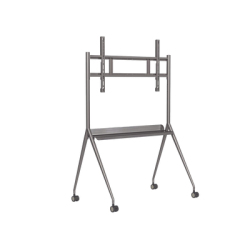 Montaje de Piso Móvil para Pantallas de 55"  hasta 75" / Compatible con VESA / Incluye Soporte para la Pantalla