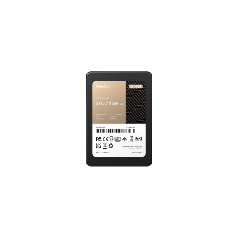 3840 GB SSD , diseñada para Synology NAS