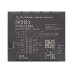 Profesional Rastreador Vehicular (GPS) 4G LTE CAT 1 y 2G / Identificación de Conductores / Bloqueo Remoto / Detección de Jammer / Sensores Bluetooth / Múltiples I/O