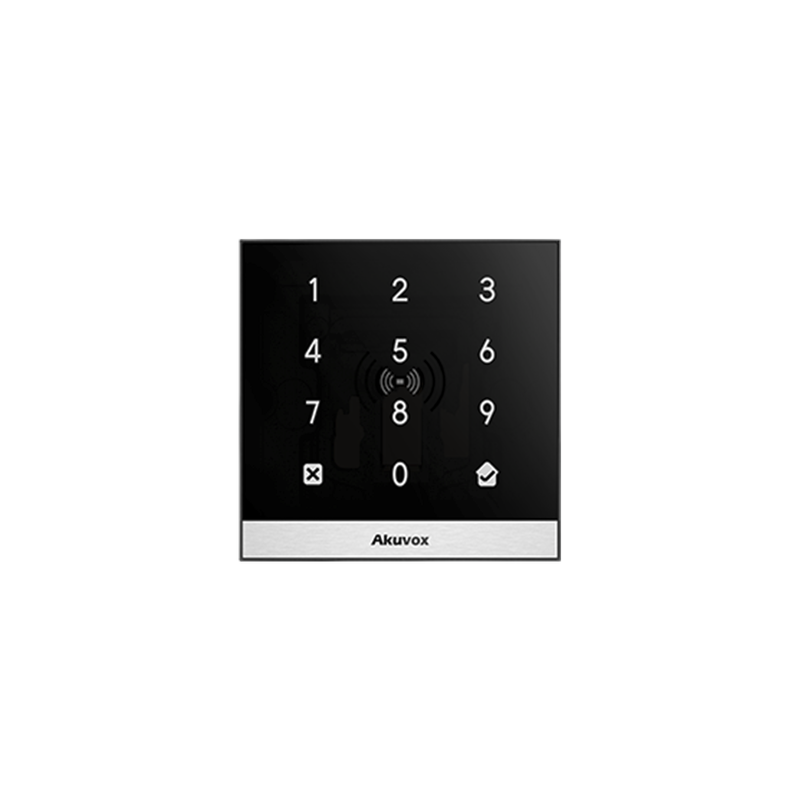 Teclado de Control de Acceso Inteligente / Administración 100% en la Nube / Interfaz WEB / POE / Lector Prox 125 kHz / MIFARE 13.56MHz / NFC / APP Smart Plus / Control de 1 Puerta / PIN Para Visitas / IP65