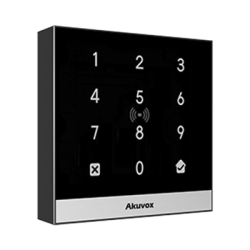 Teclado de Control de Acceso Inteligente / Administración 100% en la Nube / Interfaz WEB / POE / Lector Prox 125 kHz / MIFARE 13.56MHz / NFC / APP Smart Plus / Control de 1 Puerta / PIN Para Visitas / IP65