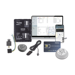 Kit de Localizador 4G LTE / 1 BLUEPUCKMAGKIT + 1 MICSIM25GPS y datos por 1 año + 1 EPCOMGPSMENSUAL + RELAY + Botón SOS 