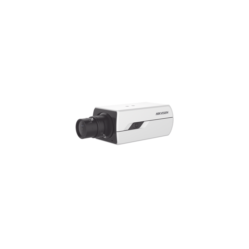 Camara Box IP 4 Megapixel / Serie PRO / DARKFIGHTER / PoE / 12 Vcc o 24 VCA / WDR 120 dB / ONVIF / RS-485 / BLC /  Entrada y Salida de Audio y Alarmas (No Incluye Lente) / Micro SD 