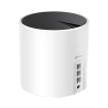 Kit 2 Routers Inalámbricos MESH Interior para Hogar / Doble Banda Wi-Fi 6 AX3000 Mbps / 3 Puerto Gigabit WAN/LAN / 2 Antenas Internas / Administración Mediante la App Deco (iOS, Android) / Protección HomeShield