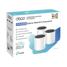 Kit 3 Routers Inalámbricos MESH Interior para Hogar / Doble Banda Wi-Fi 6 AX3000 Mbps / 3 Puerto Gigabit WAN/LAN / 2 Antenas Internas / Administración Mediante la App Deco (iOS, Android) / Protección HomeShield