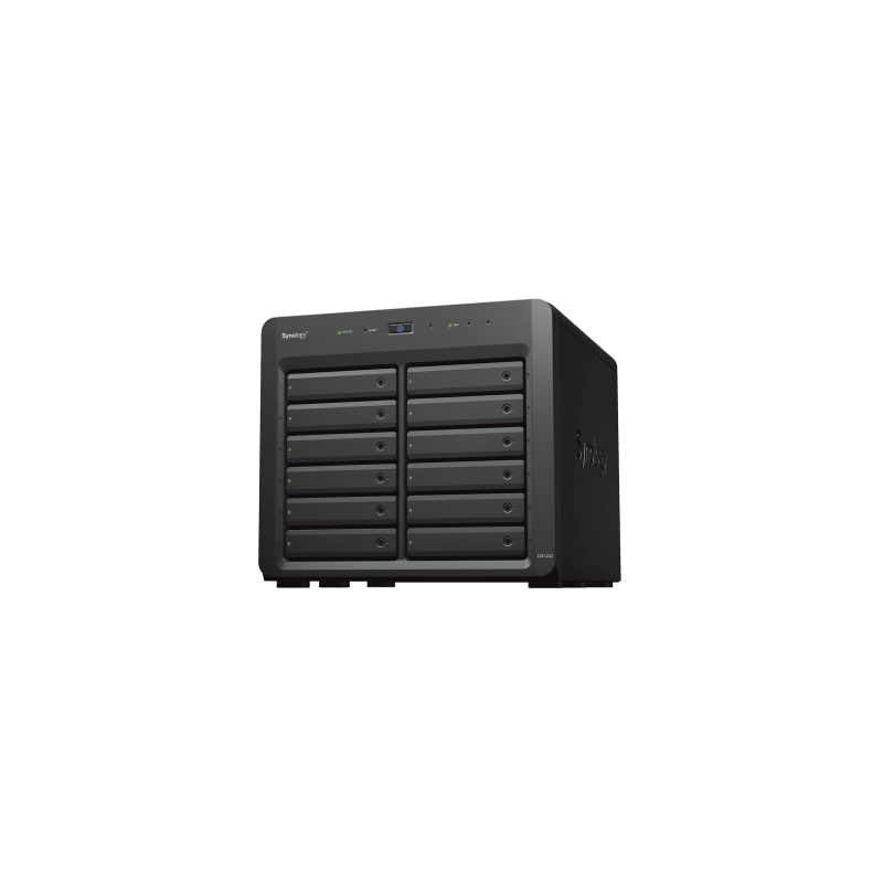 Unidad de Expansión Synology DX1222 | 12 Bahías para HDD/SSD SATA 3.5" o 2.5" | Intercambio en Caliente | Puerto Mini-SAS HD | Garantía de 5 Años.