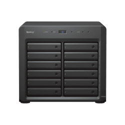 Unidad de Expansión Synology DX1222 | 12 Bahías para HDD/SSD SATA 3.5" o 2.5" | Intercambio en Caliente | Puerto Mini-SAS HD | Garantía de 5 Años.