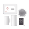 Kit de Panel de Alarma PROA7PLUS con Sirena, Sensor de Movimiento, Contacto Magnetico y Control Remoto