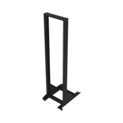 Rack Móvil de Acero de 2 Postes, 45 UR, Incluye 4 Ruedas Uso Rudo.
