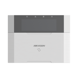 (AX HYBRID PRO) Teclado Compatible con el Panel Hybrid Pro Hikvision DS-PHA64-LP y DS-PHA64-LP(B) / Pantalla LCD / 2 zonas cableadas / 1 salida de alarma / 64 Llaveros