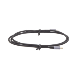 Cable USB-C a USB-C | 1 Metro | Transferencia de datos de 480 Mbps | Carga Rápida de hasta 60W | QC 4.0/3.0/2.0 | PD3.0 | FPC | AFC | Protección Integrada | Caja de Aluminio | Nylon Trenzado | Color Negro.