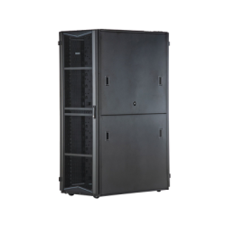 Gabinete FlexFusion para Centros de Datos, 42 UR, 800 mm de Ancho, 1070 mm de Profundidad, Fabricado en Acero, Color Negro