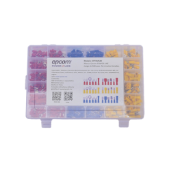 Juego de 580 pzas. Terminales Variadas con Forro y Caja de Almacenamiento.
