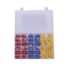 Juego de 580 pzas. Terminales Variadas con Forro y Caja de Almacenamiento.