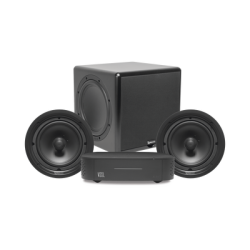 KIT Amplificador VSSL A1X | 2 Bocinas de Techo TruAudio PP8 | Subwoofer CSUB12