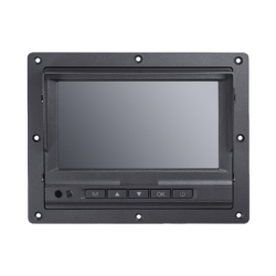 Monitor Táctil (Touch) y Botones de 7" LCD /  Compatible con DVR Móvil HIKVISION / Conector Tipo Aviación 