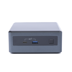 NUC / Intel / Mini PC Performance / Core i3 / 10a Generación / 1 X HDMI / 3 X USB / 1 X USB-C / WiFi 6 / Bluetooth / Memoria RAM, S.O y SSD o HDD No Incluido / Incluye Fuente