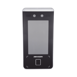 Terminal Min Moe WiFi de Reconocimiento Facial ULTRA RÁPIDO (Exterior IP65) / Hasta 1.5 mts en lectura / Soporta P2P Hik-Connect / 3,000 Usuarios /QR y Videoportero (ambientes de bajo ruido) / HIK-IA
